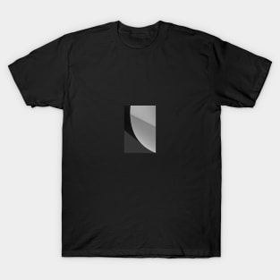 Not obvious. Minimal - black and white T-Shirt